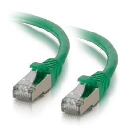 C2G - 757120008378 15-feet CAT6 Ethernet Network Patch Cable - Snagless - Shielded (STP) - 1x RJ-45 Male - 1x RJ-45 Male - Gre - Green