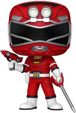Funko - POP! Television: Power Rangers Turbo - Red Turbo Ranger - Collectibles - Multicolor