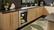 Alt View 5. KitchenAid - 5.2 Cu. Ft. Undercounter Refrigerator with Glass Door - Black Cabinet/Stainless Doors.