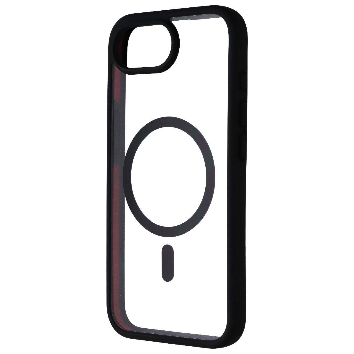 Back. Prodigee - Magneteek Series Case for MagSafe for Apple iPhone 16e - Black - Black.