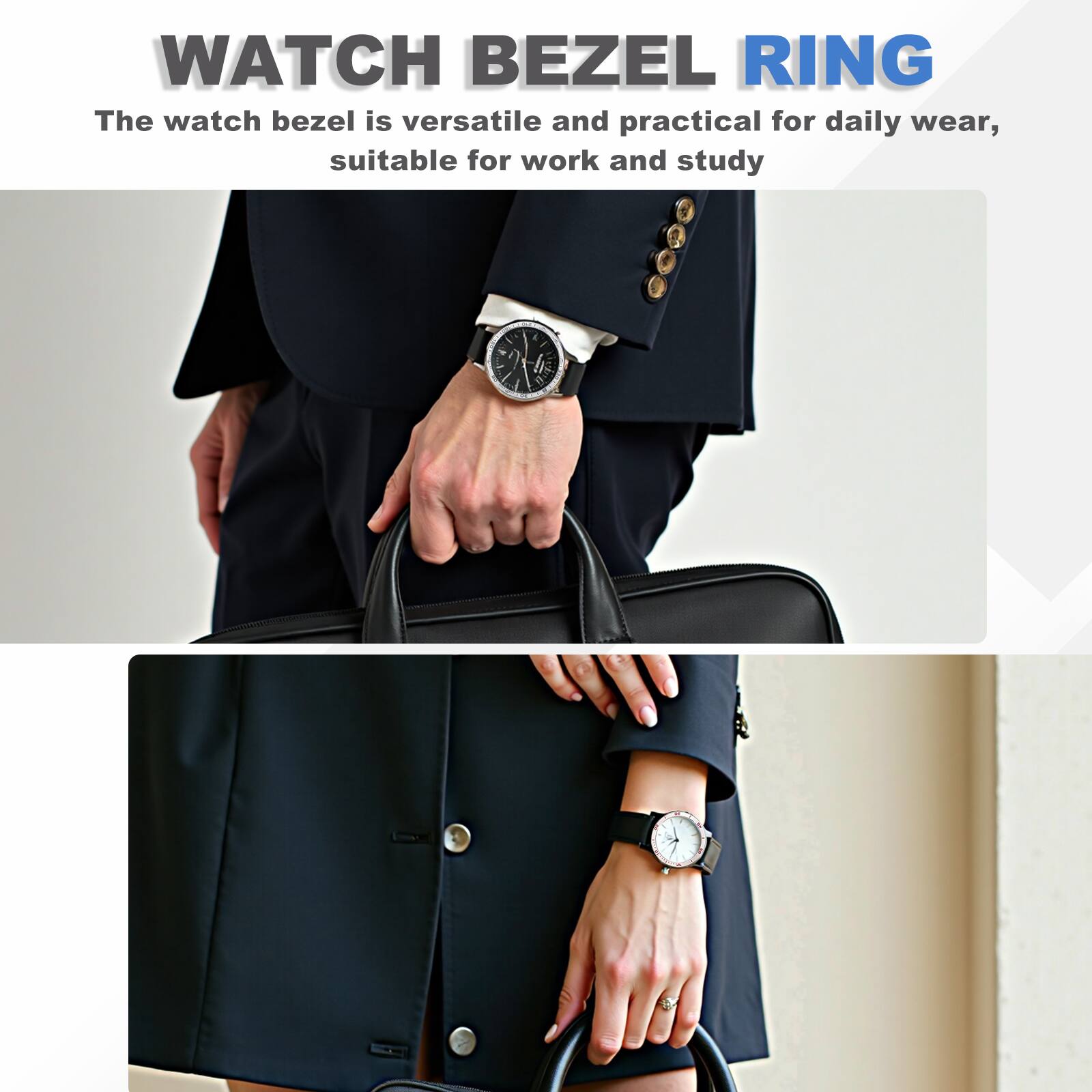WATCH BEZEL RING

The watch bezel is versatile and practical for daily wear, suitable for work and study