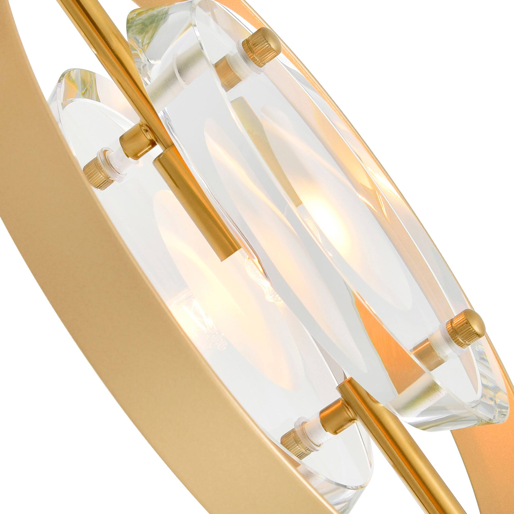 Back. CWI Lighting - Iris 9 Light Pendant With Sun Gold Finish - Sun Gold.