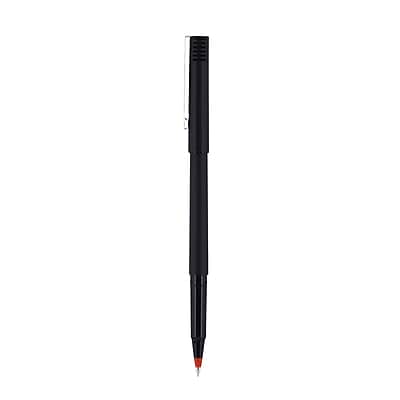 Alt View 2. uni-ball -  Rollerball Pens, Micro Point, Red Ink, 12/Pack  - Black.