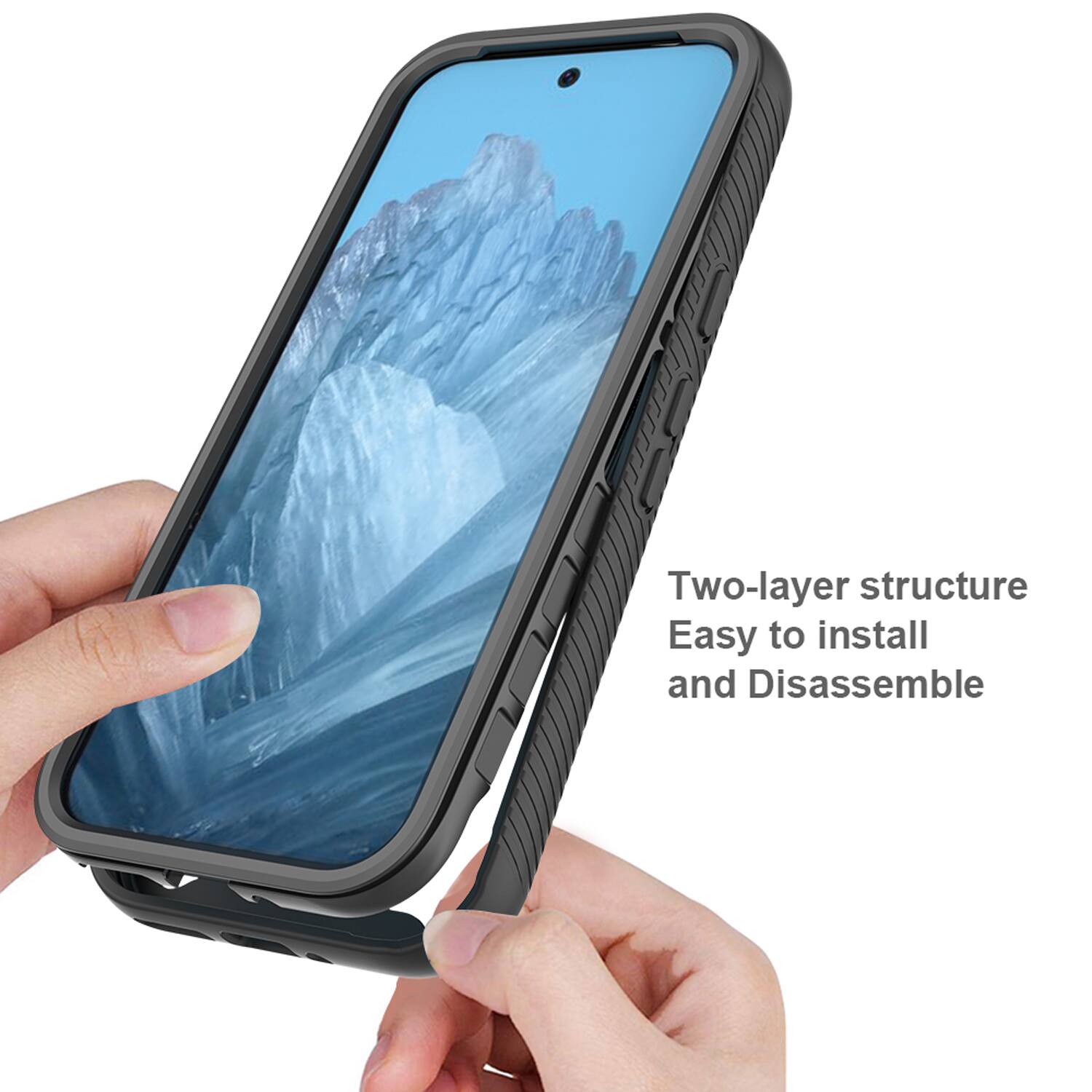 Two-layer structure  
Easy to install and Disassemble