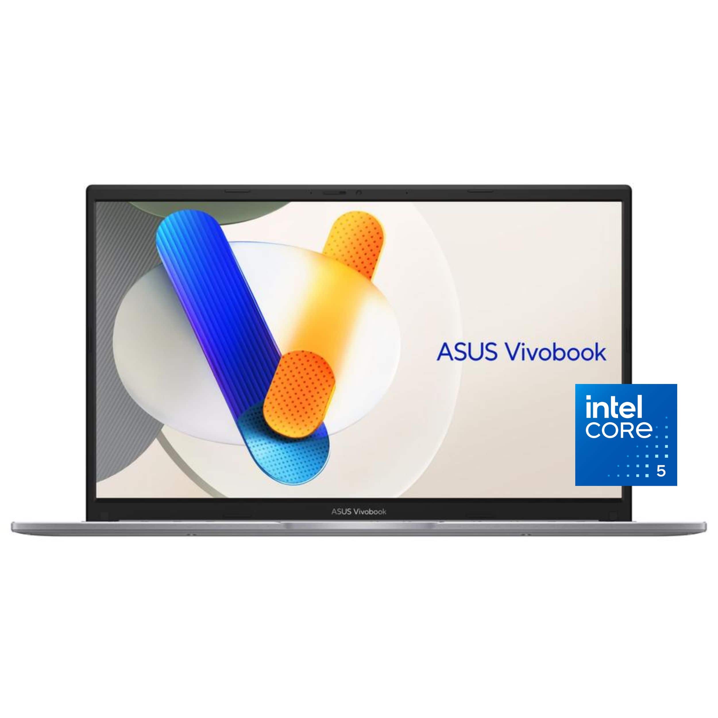 Front Zoom. ASUS - Vivobook 15 FHD 15.6" Laptop - Intel Core 5 120U with 8GB Memory - 512GB SSD - Cool Silver.