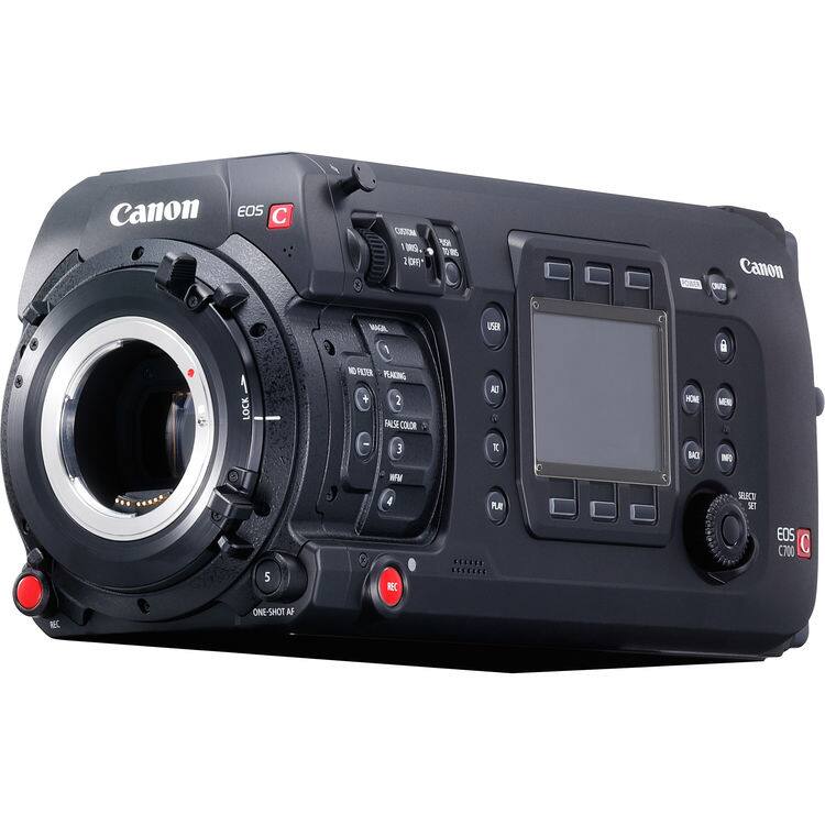 Canon EOS C700  
1. CUSTOM 1  
2. Canon OVS MAA USB LOCK  
3. N POTEL PEAEING + 2  
4. COLOR AT HOME MEN 3 WFM  
5. 4K PUR C C DA  
6. RECT SET  
7. 5 REC EOS C700  
8. ONE-SHOT AF