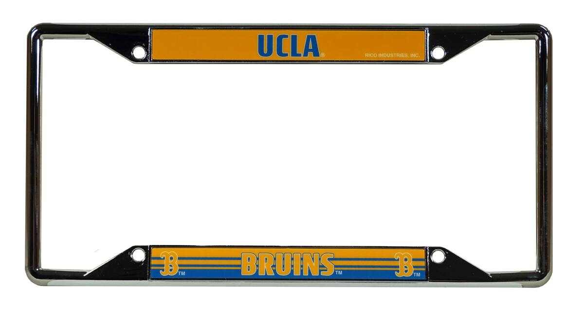 UCLA Bruins Chrome EZ View License Plate Frame