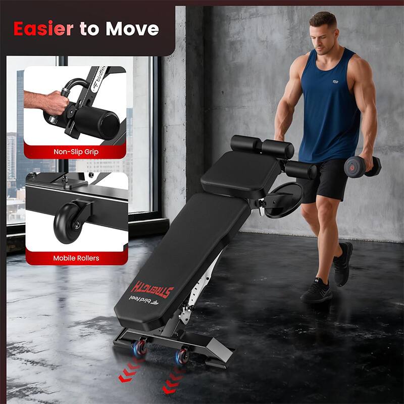 Easier to Move

- Non-Slip Grip
- Mobile Rollers