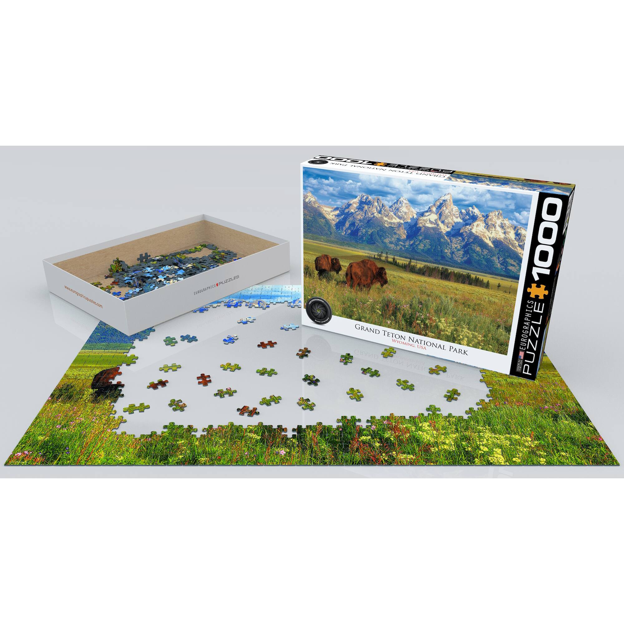- Mr
- AdUES
- 2 ARUITILI: | | AR ... ....... GRAND TETON NATIONAL PARK
- 1000 * EUROGRAPHICS PUZZLE
