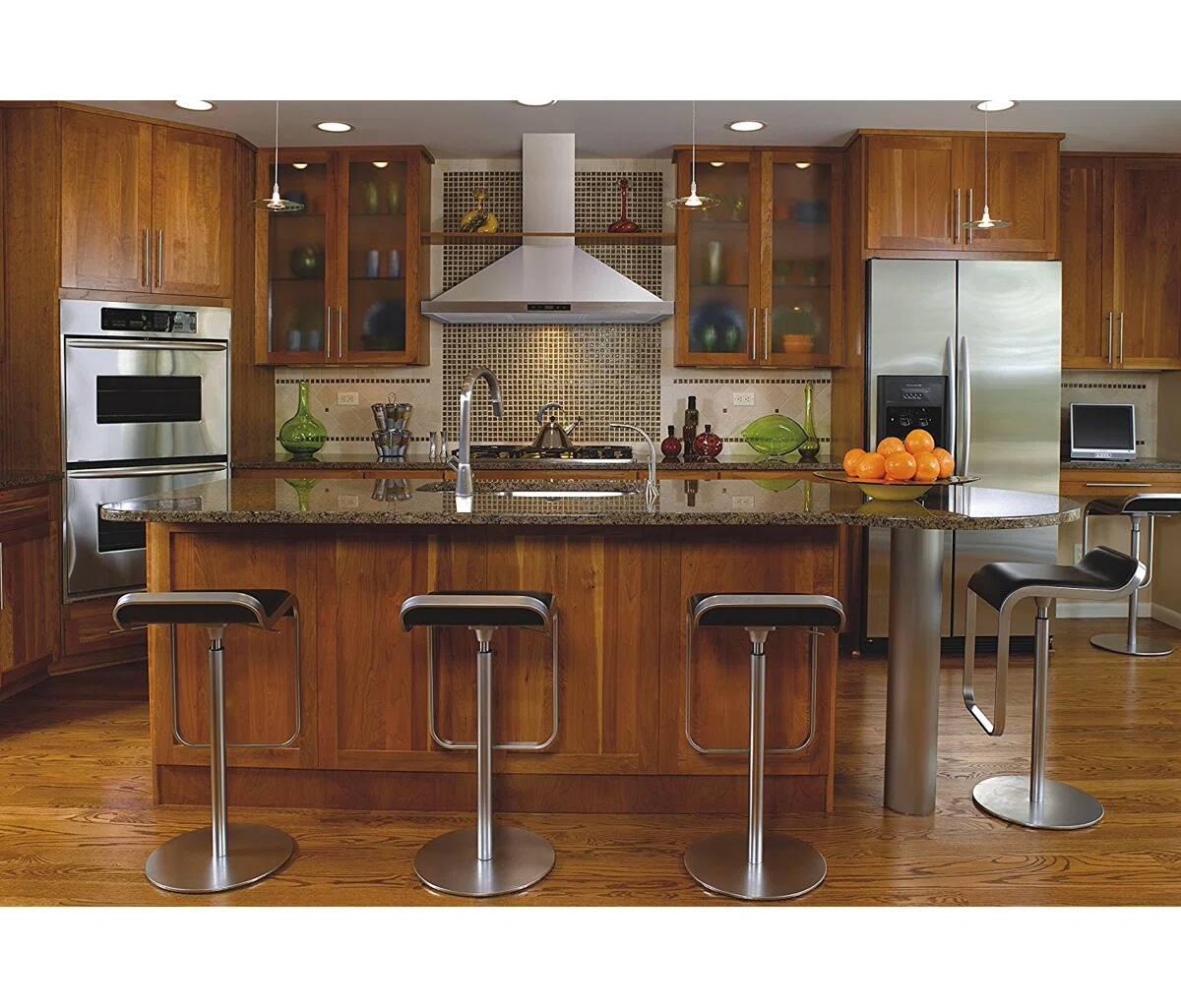 Back. Winflo - Winflo 30 inch Convertible 500 CFM Stainless Steel Wall Mount  Range Hood - Stainless Steel.