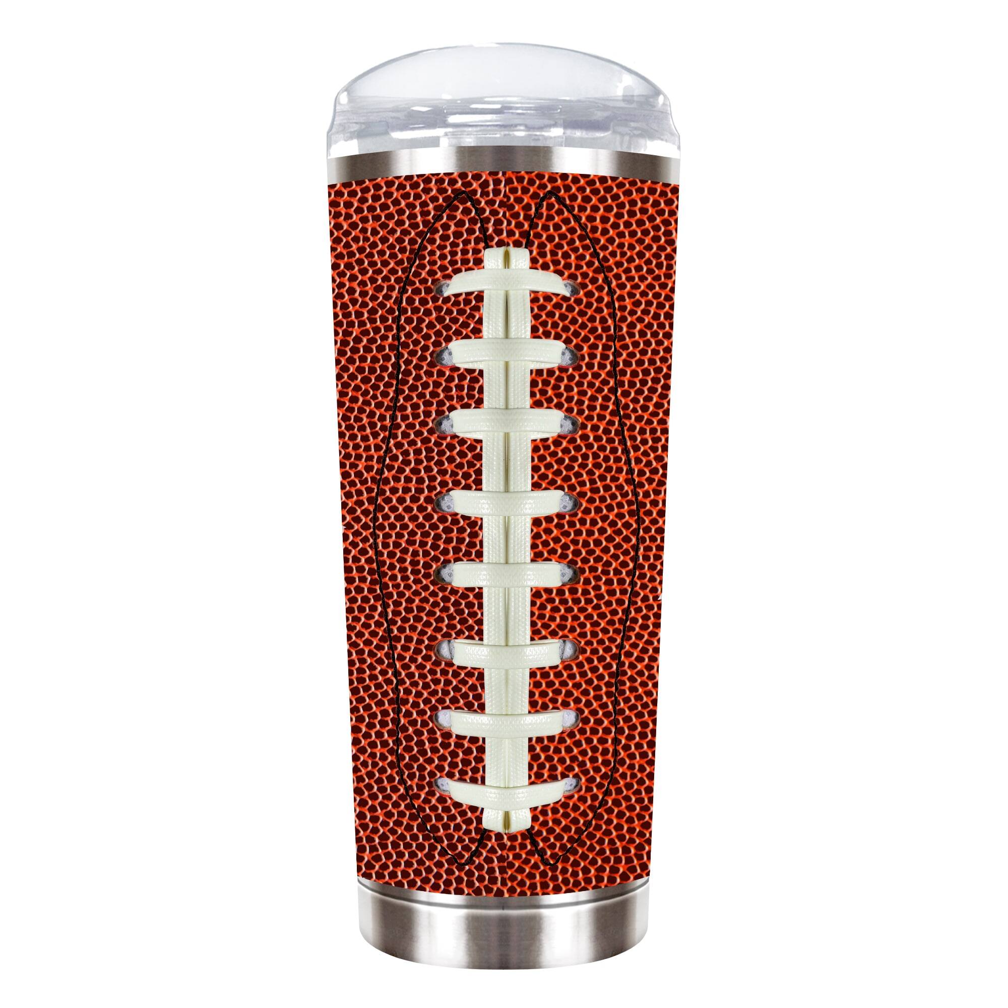 Alt View 2. Great American Products - Atlanta Falcons 18oz. Roadie Game Ball Tumbler - Brown.