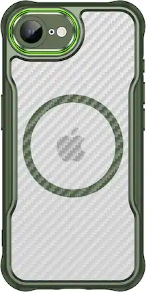 Front. SaharaCase - Raider Series ProArmor Case for Apple iPhone 16e - Cactus Green.