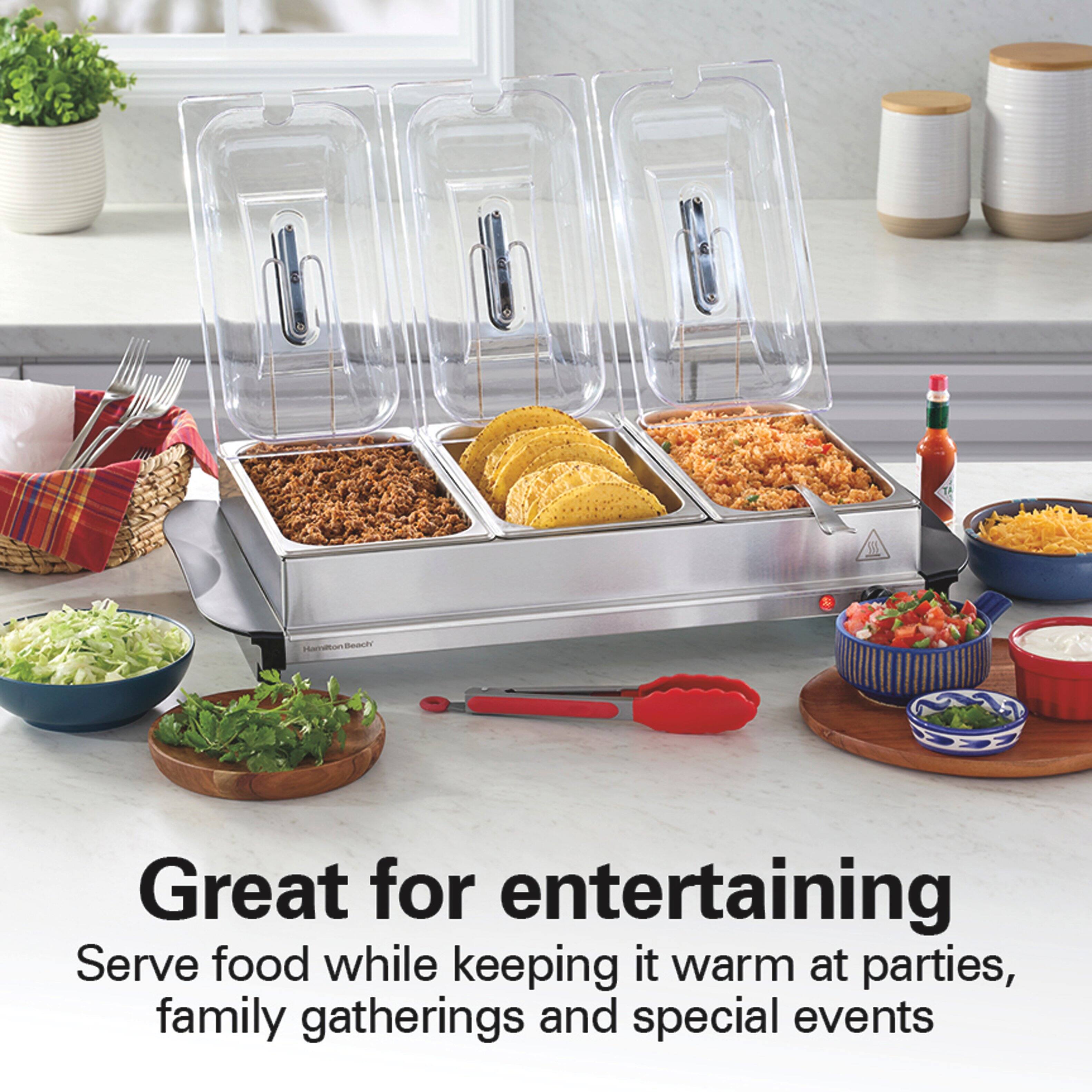 Hamilton Beach

Great for entertaining  
Serve food while keeping it warm at parties, family gatherings and special events