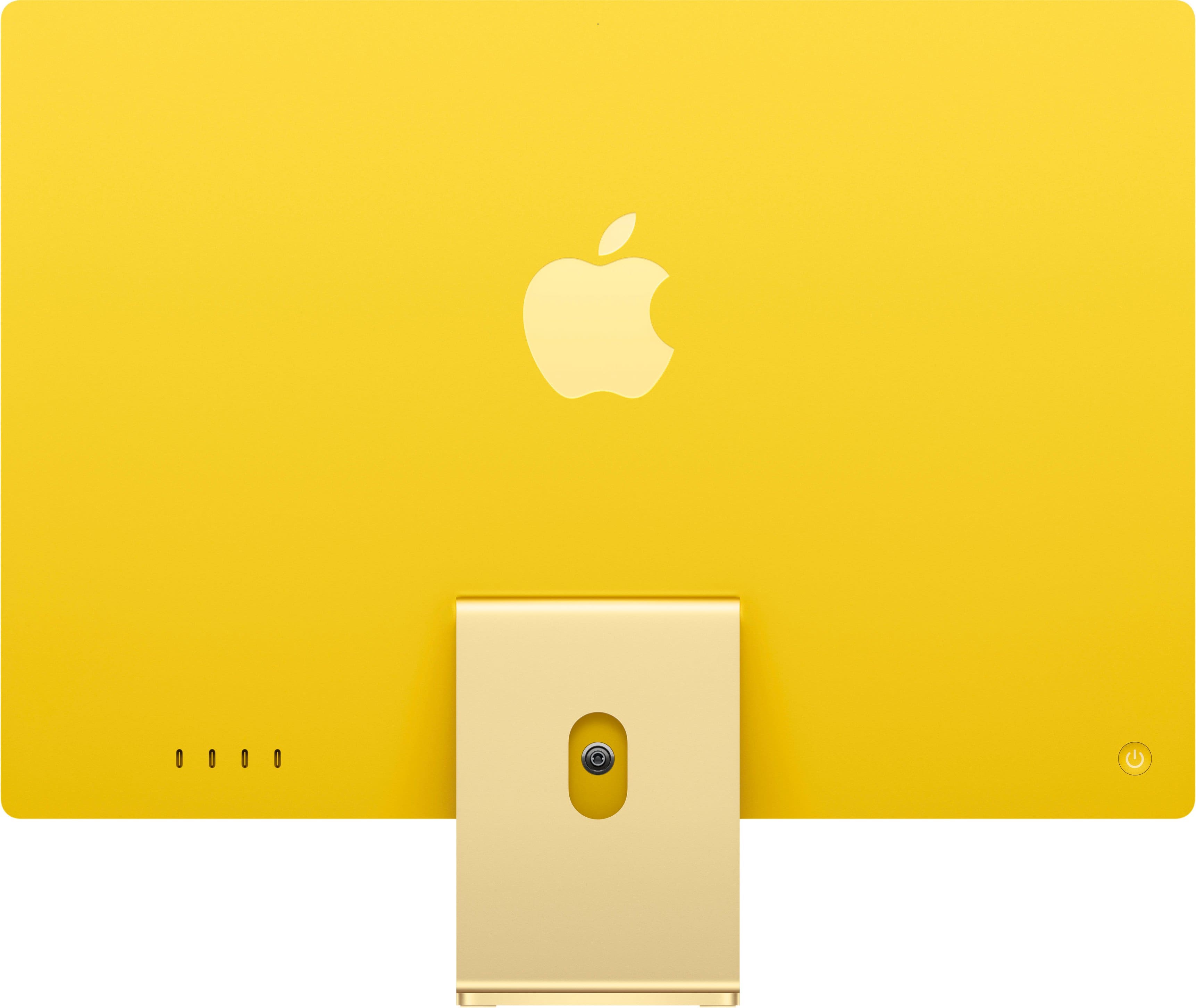 Alt View 11. Apple - iMac 24-inch All-in-One - M4 chip - Built for Apple Intelligence - 10 Core CPU - 10 Core GPU - 16GB Memory - 256GB SSD - Yellow.