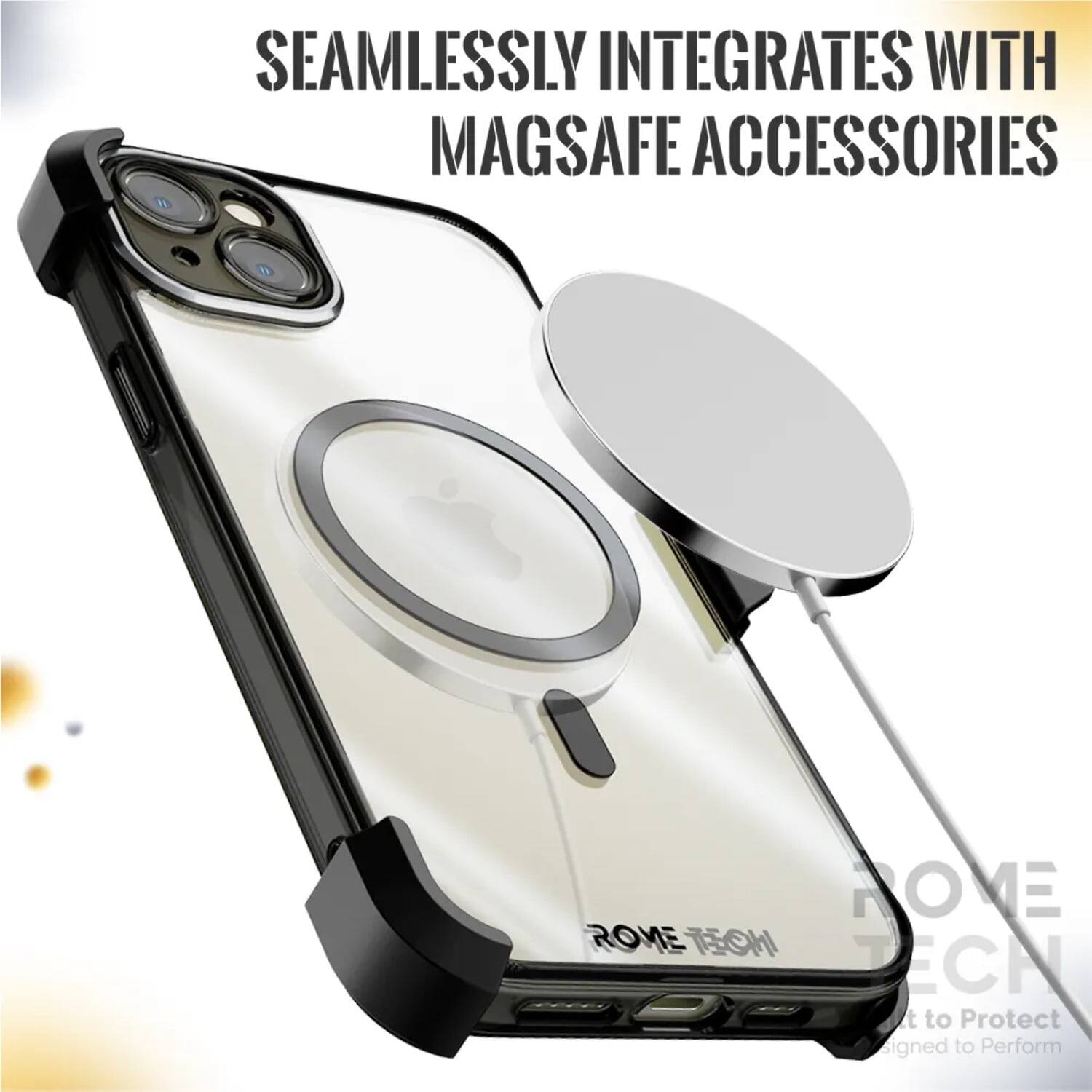 SEAMLESSLY INTEGRATES WITH MAGSAFE ACCESSORIES

ROME TECH

Designed to Protect
Signed to Perform