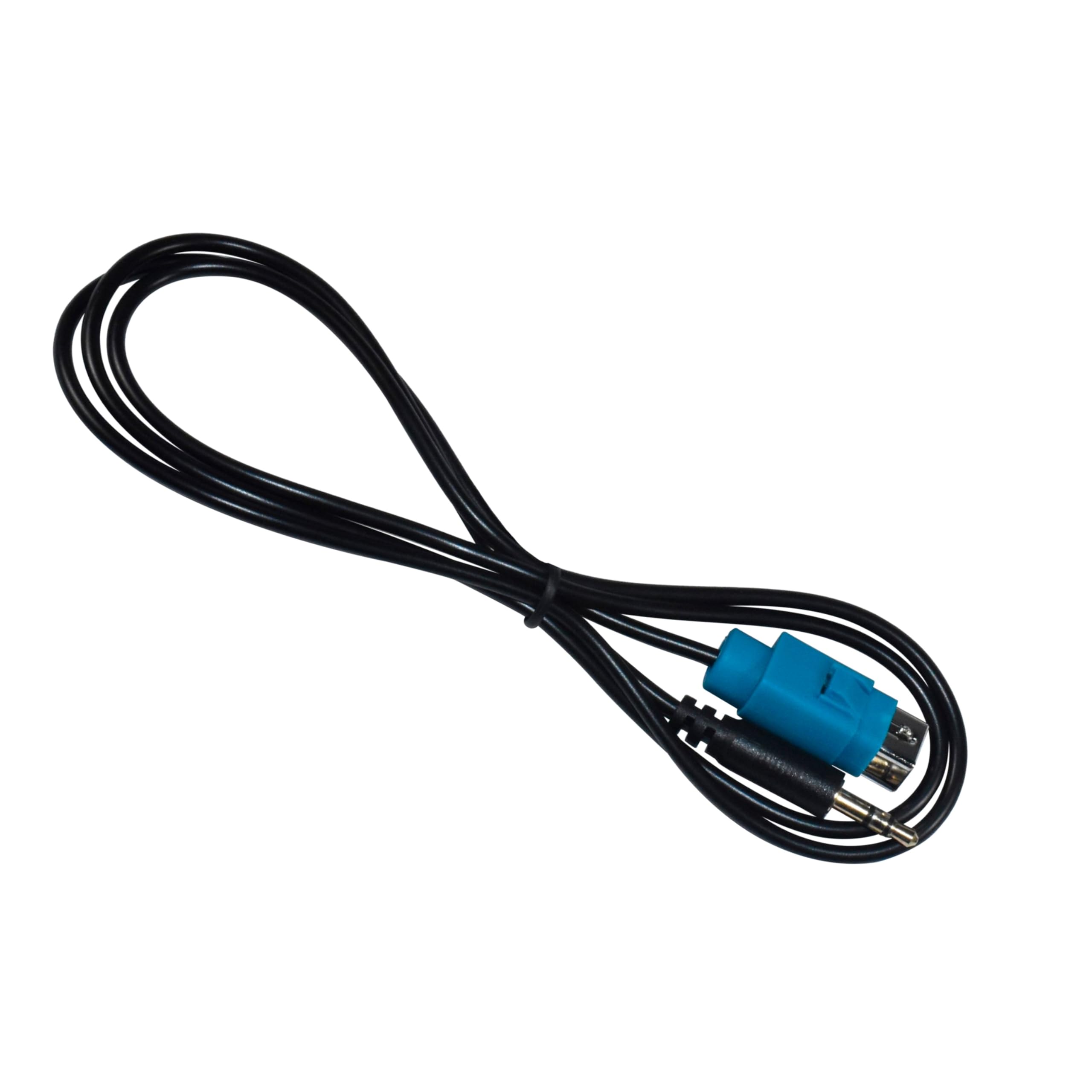 Alt View 2. HQRP - Car Stereo AUX Input Cable - Full Speed to 3.5 mm Adapter for Alpine CDE-9871, CDE-9870, iDA-X100 - Black.