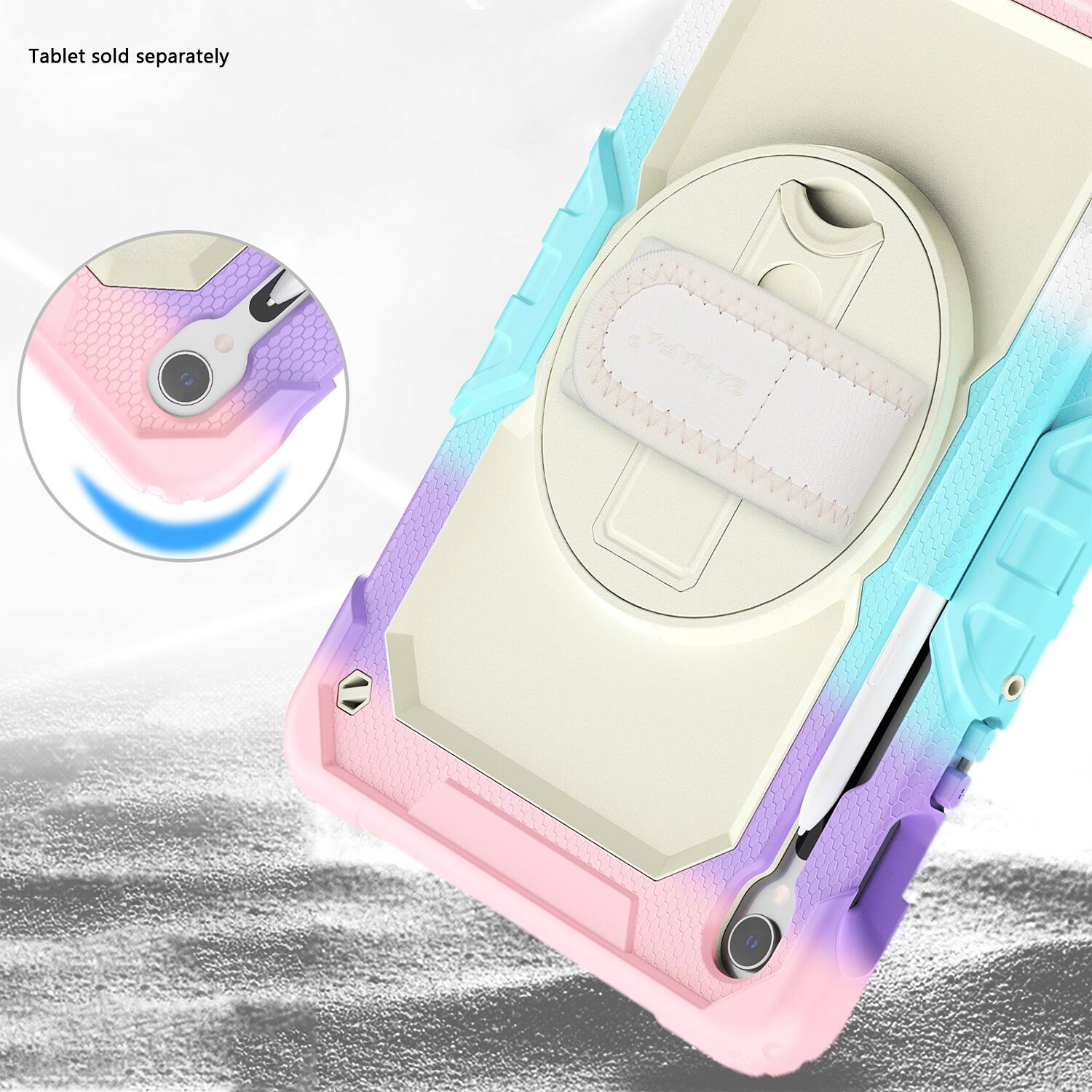 Tablet sold separately.