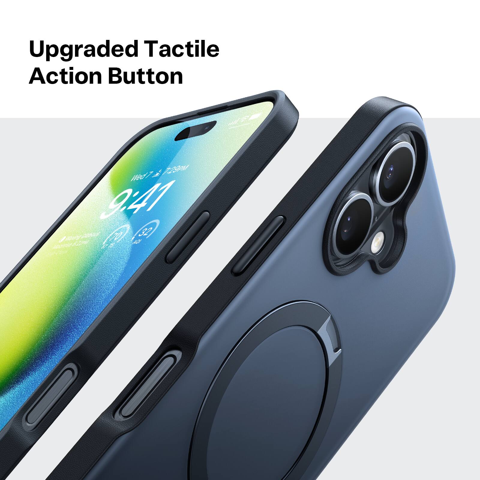 Upgraded Tactile Action Button

Wed 7 7:29PM 9:41 32 Moonnise6:22PM Hitting Globous ACI
