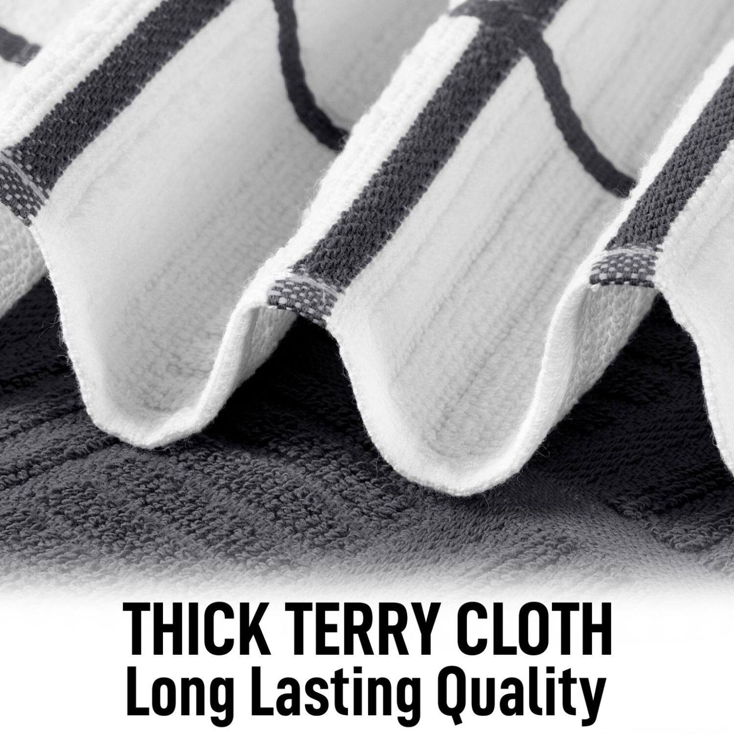 THICK TERRY CLOTH  
Long Lasting Quality
