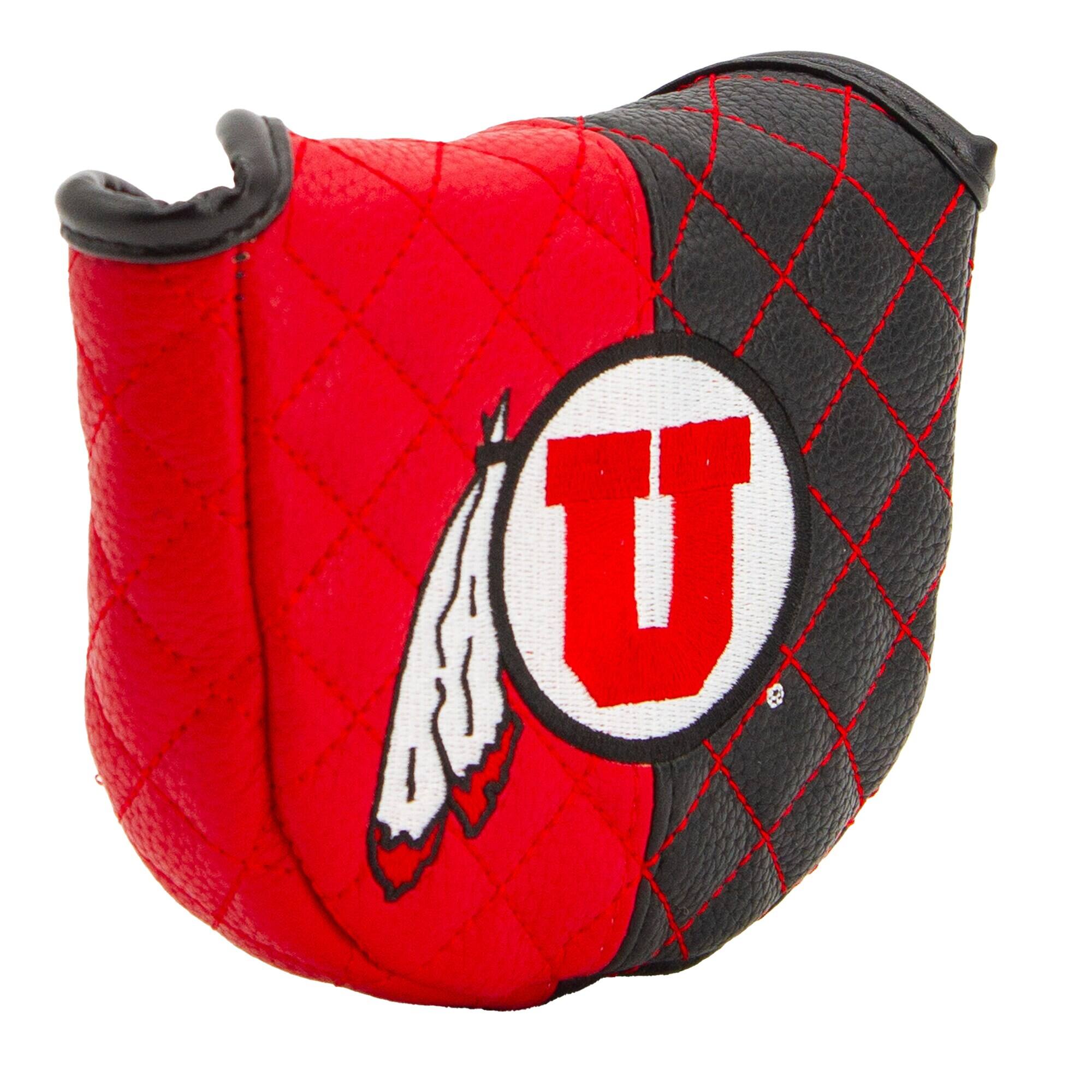 Alt View 2. Team Golf - Utah Utes Quilted Mallet Putter Cover - Multicolor.
