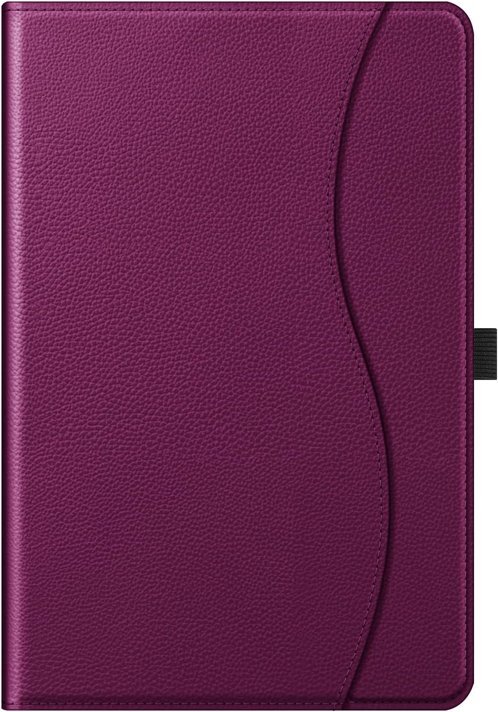 Alt View 5. Fintie - Multi-Angle Viewing Case for Samsung Galaxy Tab A11+ / Tab A9+ 11 Inch, With Front Card Pocket, Vegan Leather Exterior - Purple.