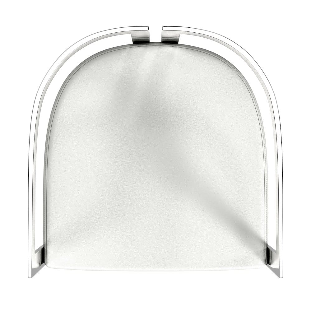 Butler Specialty - Clarence Faux Leather 28" Barstool - White