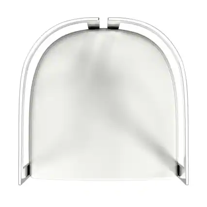 Front. Butler Specialty - Clarence Faux Leather 28" Barstool - White.