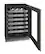 Alt View 3. U-Line - 24"W. 2.8 Cu.Ft. Built-In Wine Refrigerator-Panel Ready Frame w. Glass - Panel Ready.