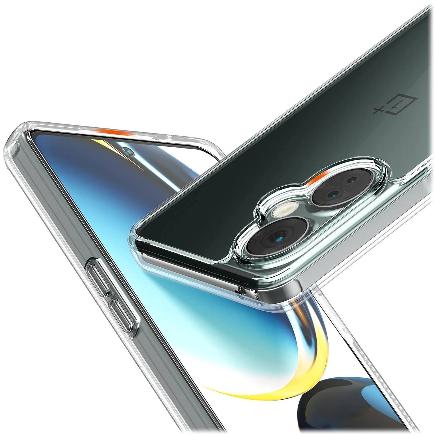 Alt View 13. SaharaCase - Hybrid-Flex Hard Shell Series Case for OnePlus Nord N30 5G - Clear.