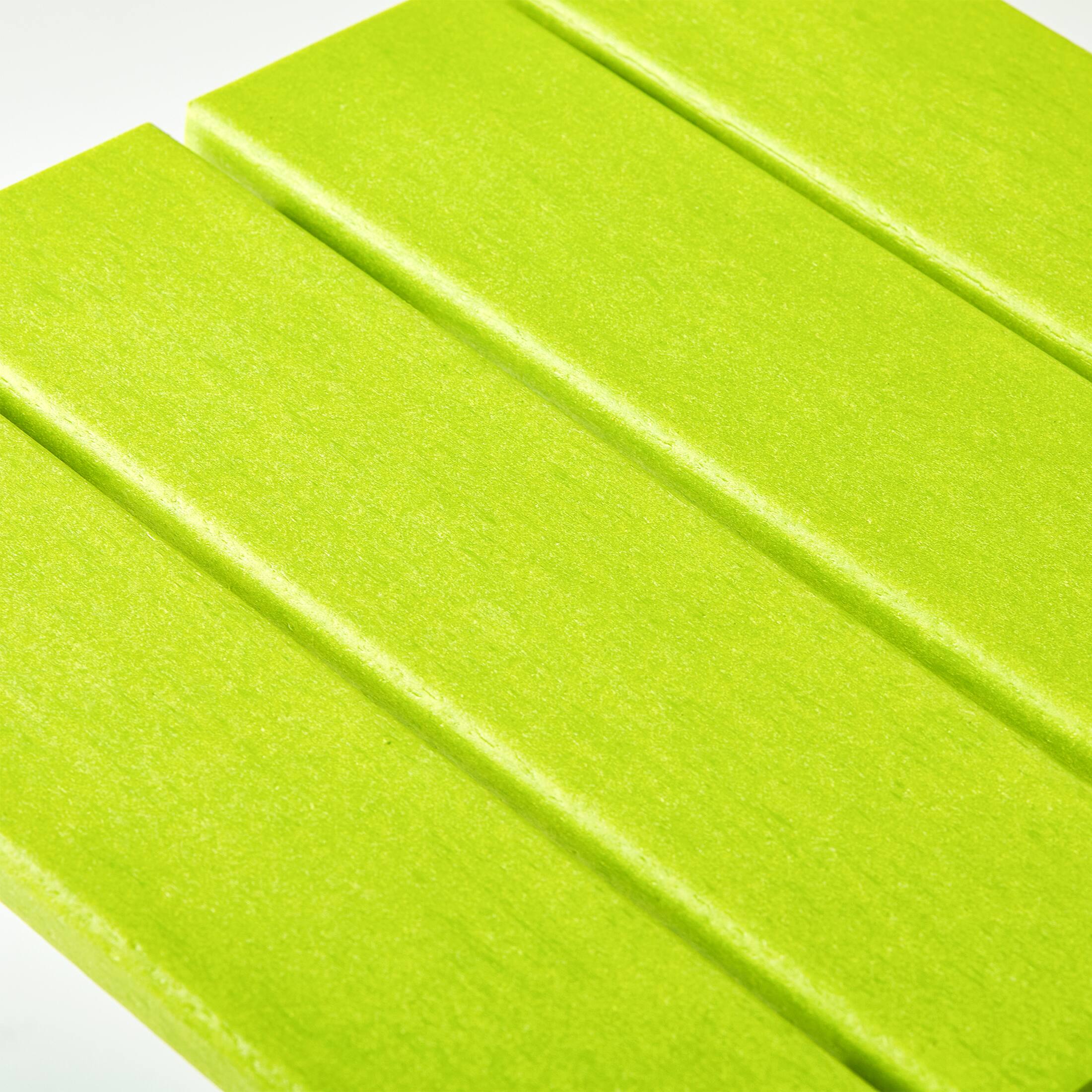 Alt View 6. WestinTrends - WestinTrends Malibu 3 piece Set Poly Adirondack Outdoor Chaise Lounges with Side Table - Lime.