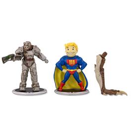 Toynk - Fallout T-60 and Vault Boy (Power) Mini Figure Set (Build-a-Figure Deathclaw) - Blue