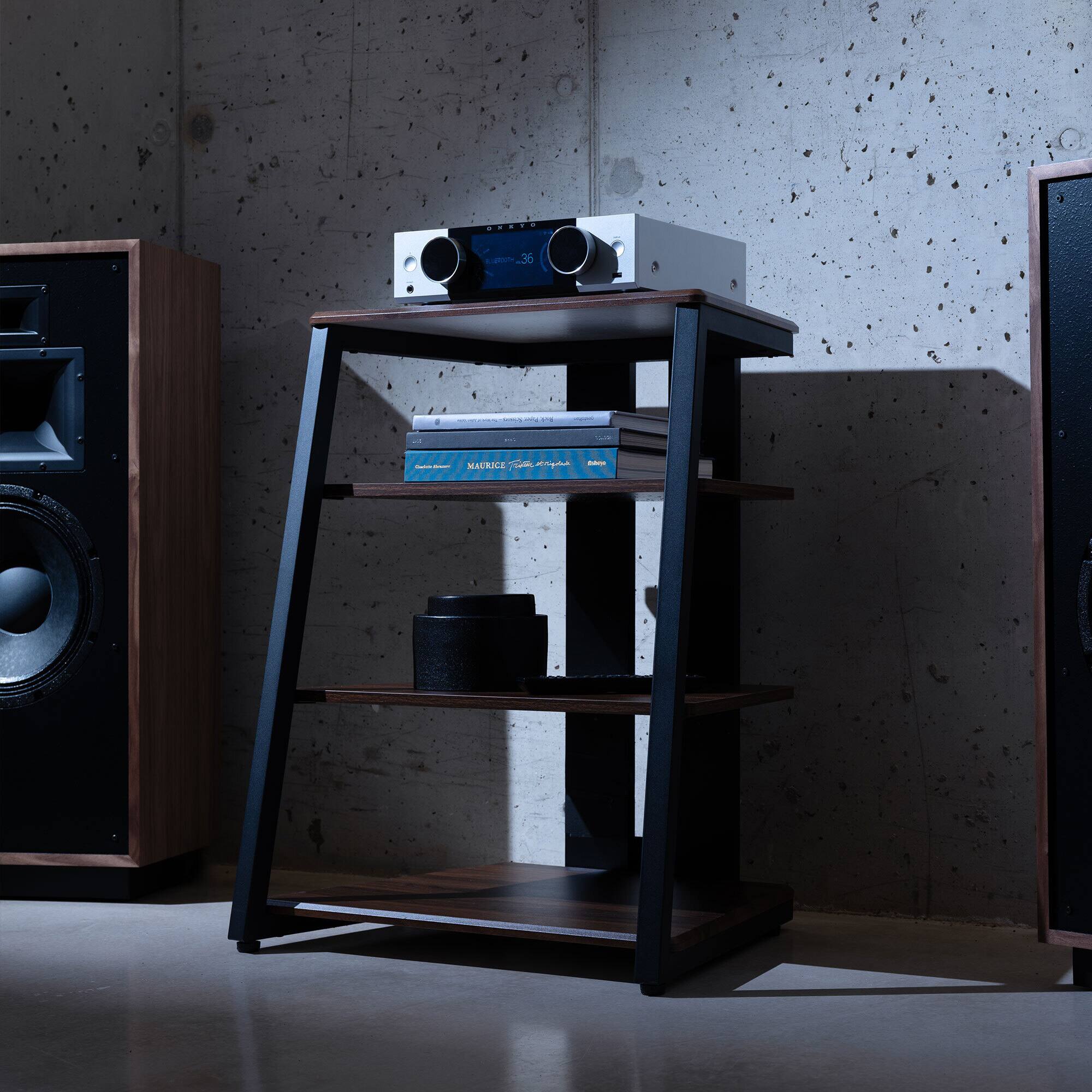 Alt View 3. Onkyo - Muse Y-40 High Power Amplifier - Silver.