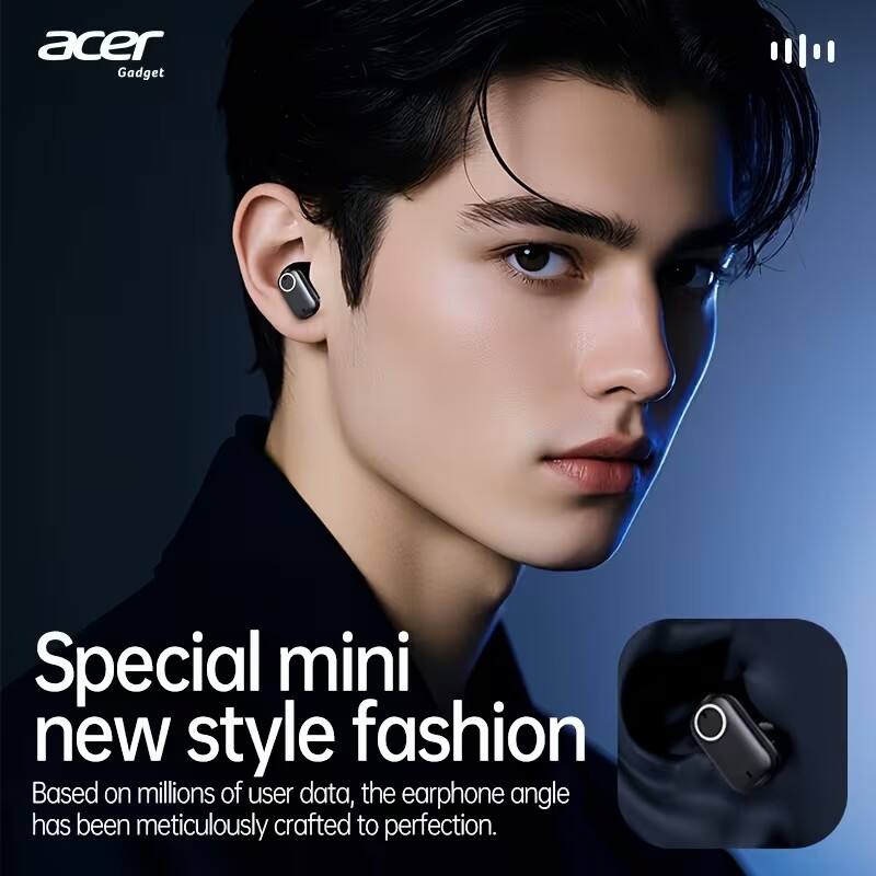 acer Gadget  
Special mini new style fashion  
Based on millions of user data, the earphone angle has been meticulously crafted to perfection.