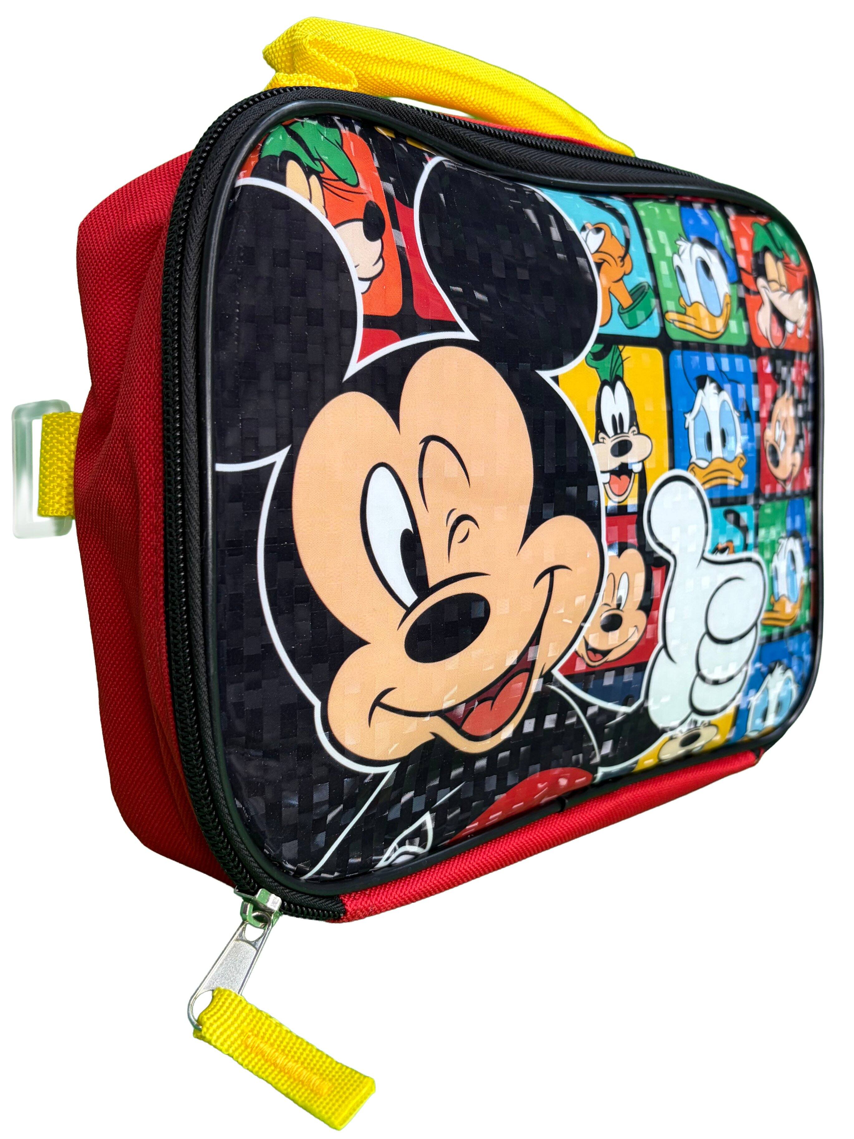 Alt View 1. Disney - Disney Mickey Backpack for School with Rectangular Lunch Bag, for Kids - Assorted Pre-Pack.