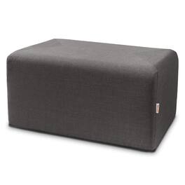 Jaxx - Monroe Large Rectangular Foam Ottoman / Coffee Table, (36 x 18) - Ebony