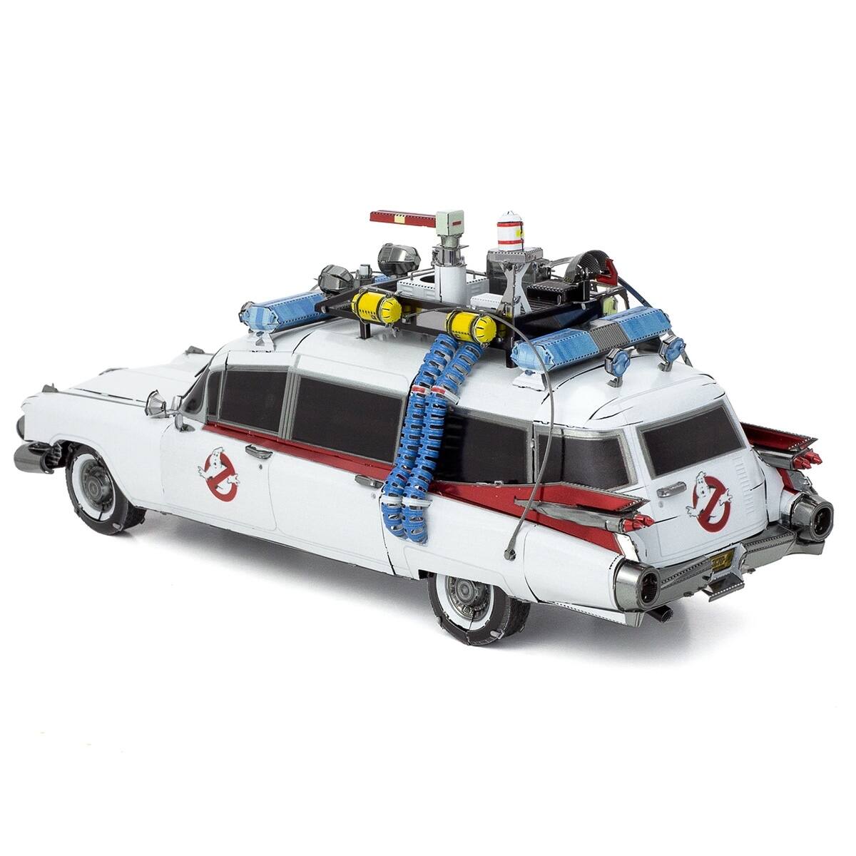 Alt View 2. Metal Earth - Metal Earth Premium Series Ghostbusters Ecto-1 3D Metal Model Kit Fascinations - Silver.