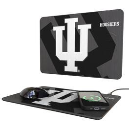 Keyscaper - Indiana Hoosiers Wireless Charger and Mouse Pad - Multicolor