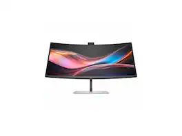 HP - 734pm 34" Curved IPS Monitor - 3440x1440 - FreeSync Premium - 400 Nit - Black