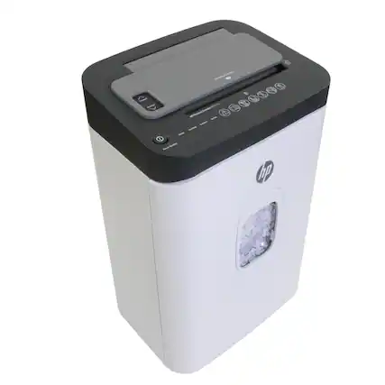 Front. HP - 12-Sheet Microcut Paper Shredder.