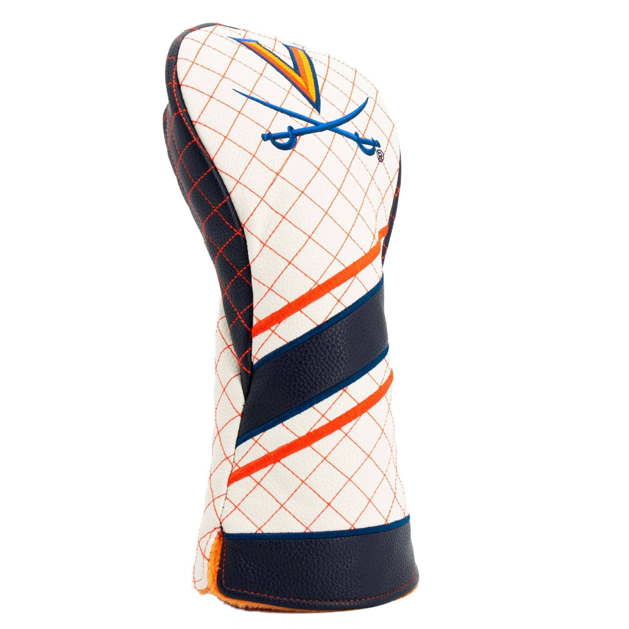 Alt View 2. Team Golf - Virginia Cavaliers Striped Quilted Driver Headcover - Multicolor.