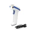 Front. Ambir Technology Inc - AMBIR BR112 Healthcare Barcode Scanner – USB Powered, Corded, 800x600 Pixel Resolution, Compatible with Windows, Mac, Li - White and Blue.