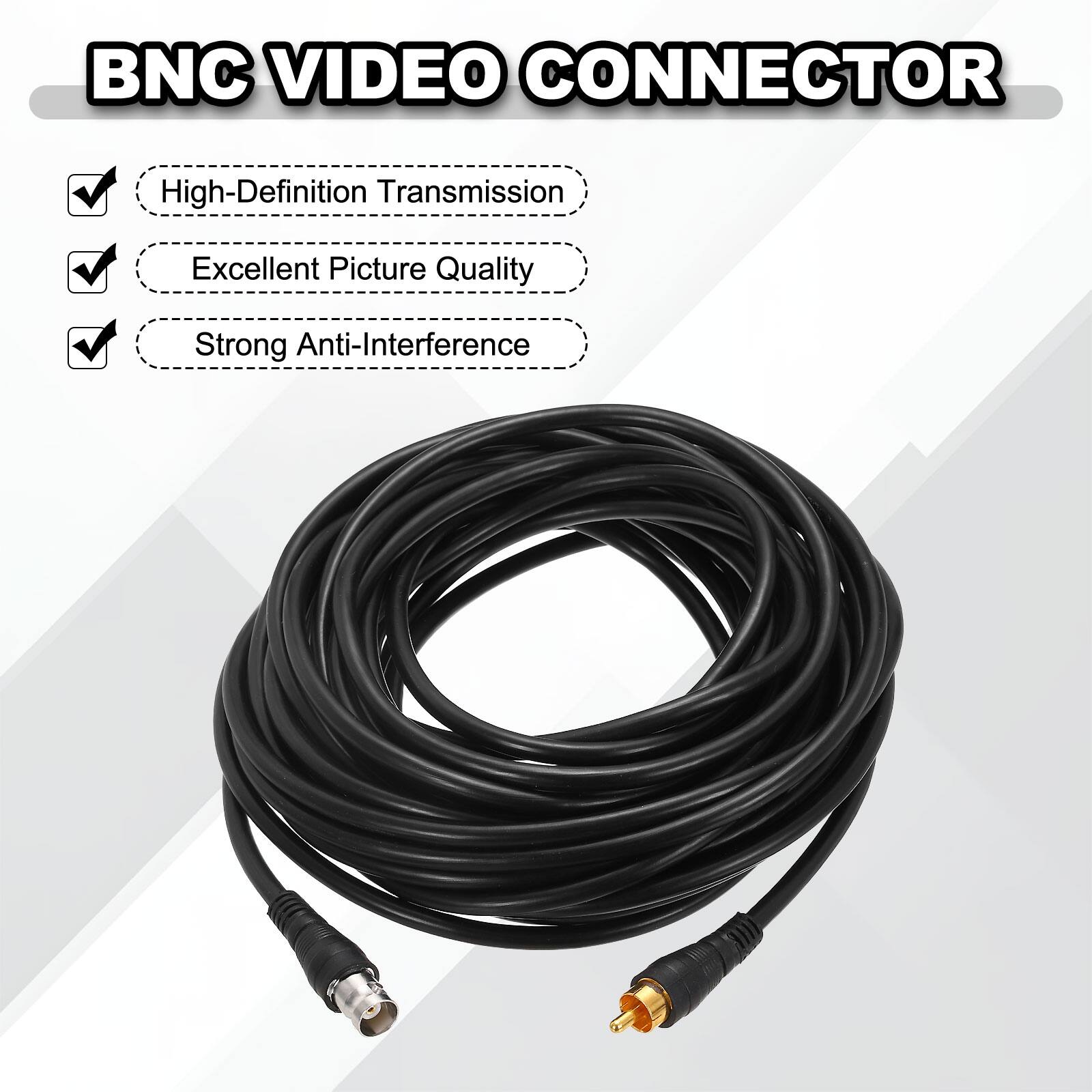 BNC VIDEO CONNECTOR

- High-Definition Transmission
- Excellent Picture Quality
- Strong Anti-Interference