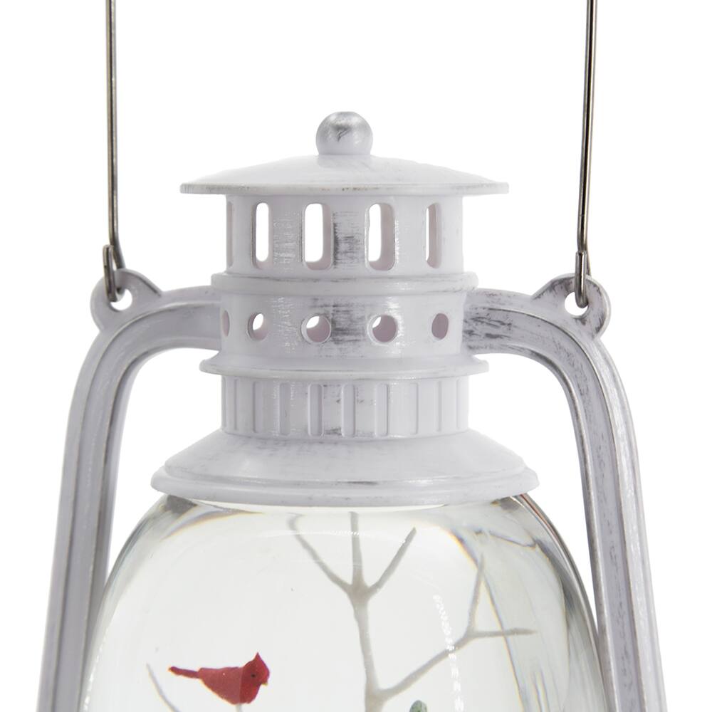 Alt View 6. Dexmalle - Dexmalle-Christmas Plastic/Resin Lantern With Snowman & Tree Led/Water Spinning/6 Hours Timer-White - White.