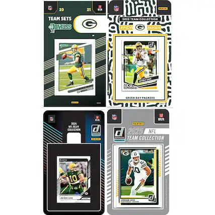 - 20 TEAM SETS ONRUSS 21
- 21 KFPA G NFI ir! PAXINI 2023 TEAM COLLECTION
- FANI 2 KARON POPCERS G Jerdon Leve GREEN BAY PACKERS 2024 NFL TEAM COLLECTION
- WFLFS d COLAS VARTHI NFLPA PARINI d 2025 NFL DONRUSS TEAM COLLECTION
- FORTRALE E 10 G 10 10 Jardon Love JORDAN LOVE