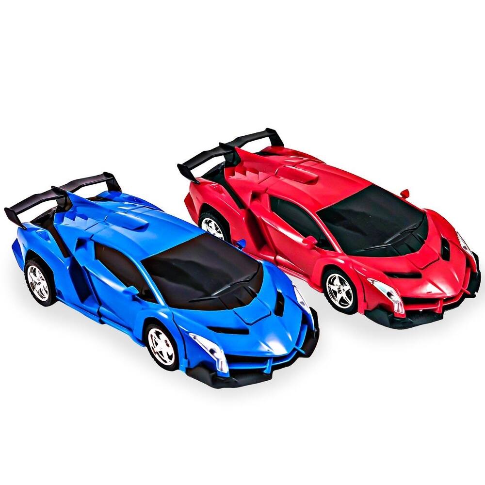 Angle. Loheer - Loheer Transforming RC Car Shape Shifting Robot Remote Control Toy.