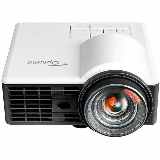 Optoma - ML1050STi 3D Ready Short Throw DLP Projector - 16:10 - Front - 1080i - 20000 Hour Normal Mode - 20,000:1 - White