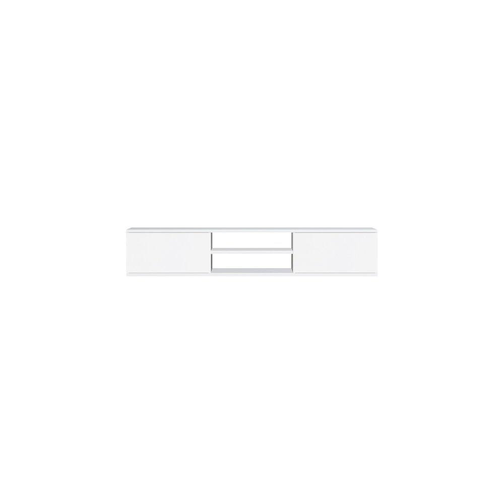 Front. Atelier Mobili - Bella Floating TV Stand – Wall Mounted Entertainment Center - White.