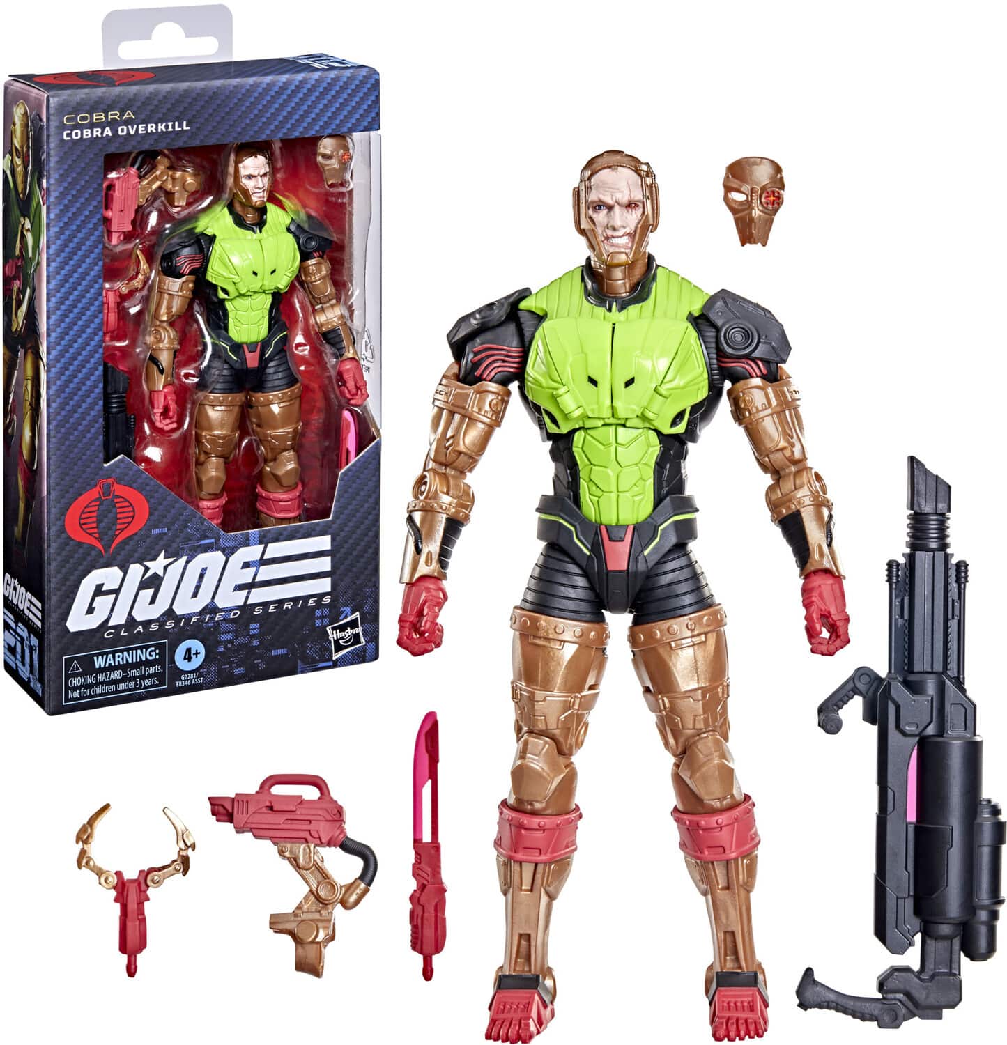 Hasbro - G.I. Joe - Classified Series - #201, Cobra Overkill Action Figure - COLLECTIBLES - Multicolor price history on PriceWatchPro
