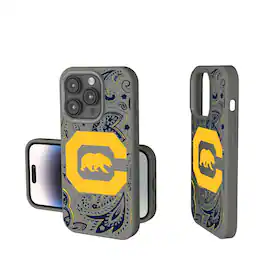 Keyscaper - NCAA - Cal Bears Paisley iPhone Soft Touch Case - 15 - Gray