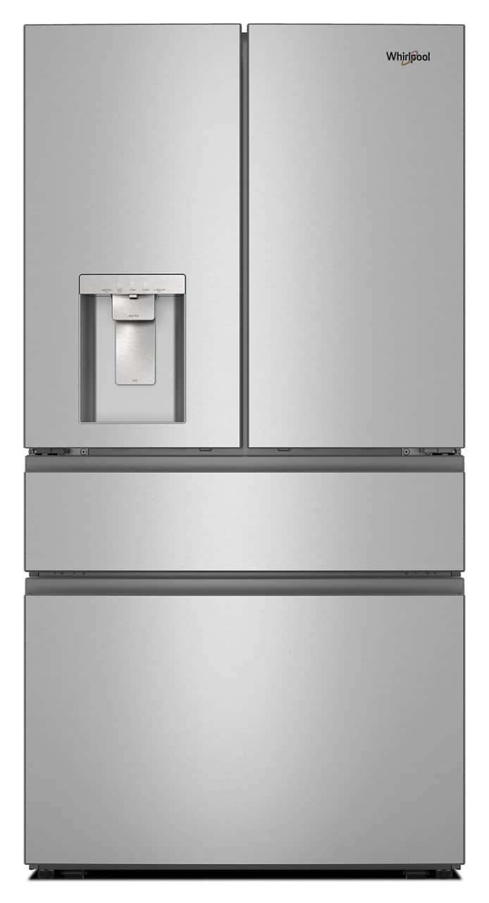Whirlpool - 29 Cu. Ft. Family-Sized Capacity French Door Refrigerator with Flexible Temperature Drawer - Fingerprint-Resistant Stainless Finish